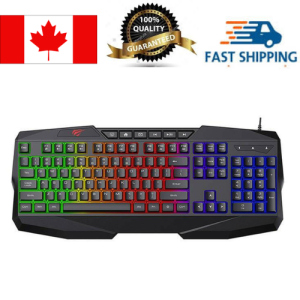 Havit KB878L USB Multi-Function RGB backliting Gaming Keyboard
