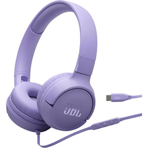 JBL Tune 520C On-Ear Headphones with USB-C Connector - Purple