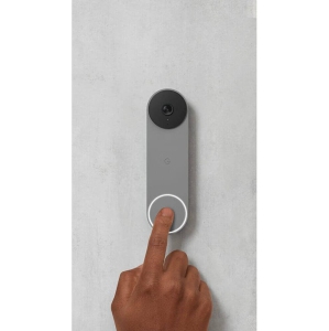 Google Nest Doorbell (Battery) - Wireless Doorbell Camera - Video Doorbell - Ash