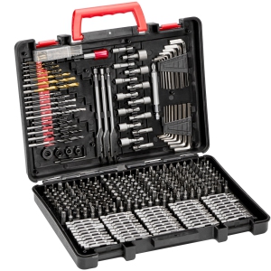 VEVOR 318 Pieces Drill Bit Set, Drill and Driver Bit Set, Screwdriver Bit Set Suitable for Wood Metal Cement Drilling and Screw Driving, Drill Bit Sets Combo Kit Assorted