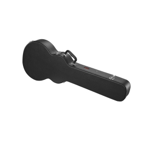 VEVOR 41.34 in Electric Guitar Hard Case, Gourd-Shaped,With Lock Latch Keys Handle,PVC Padding Soft Lining Water-Resistant Hard Shell Guitar Case, for 39 in LES Paul Guitars, Black