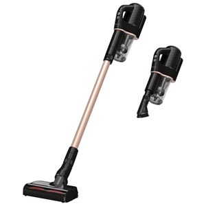 MIELE Duoflex HX1 Total Care Cordless Bagless Stick Vacuum for Multi-Surface with 55min Runtime, MultiFloor Brush - Obsidian Black/Rose Gold