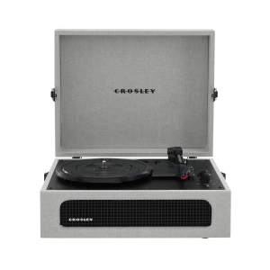 Crosley: Voyager Vintage 3-Speed Bluetooth In/Out Vinyl Record Player Turntable - Grey - CR8017B-GY [Electronics]