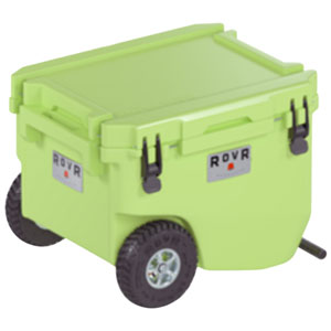 RovR RollR 56.8 L Hard Shell Sided Wheeled Cooler with Handle - Matcha