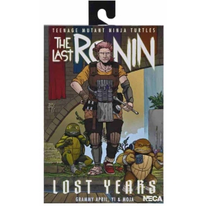 Teenage Mutant Ninja Turtles The Last Ronin 7 Inch Action Figure Lost Years Ultimate - Grammy April with Yi & Moja