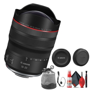 Canon RF 10-20mm f/4 L IS STM Lens, Ultra-Wide-Angle Lens, Bundle (International Version)