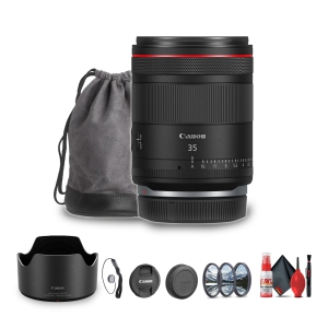 Canon RF 35mm f/1.4 L VCM Lens (6710C002) + Filter Kit + Cap Keeper + More Bundle (International Version)