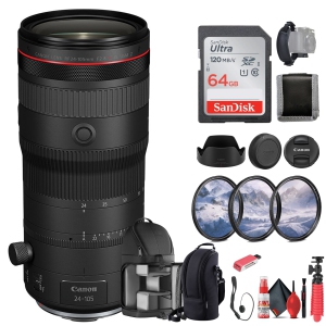 Canon RF 24-105mm f/2.8 L IS USM Z Lens (Canon RF) for Events, Photojournalism - Bundle