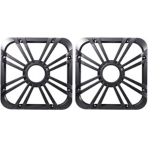 Kicker 11L710GLC 10" Square Subwoofer LED Grille - Charcoal