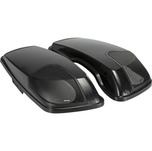 Kicker 46HDBL Custom-fit Bag Lids for Select 2014+ Harley Davidson (Speakers not Included)