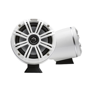 Kicker 46KMFC65W 6.5" Marine Coaxial Tower Speaker System - White