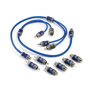 Kicker 46KIYFM Y Adapter with Male RCA's and Female RCA Adapters