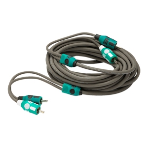 Kicker 47KMI3 Marine Series 2-Channel RCA Interconnect - 3 Meters