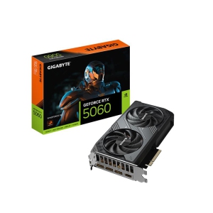 GIGABYTE GeForce RTX 5060 WINDFORCE 8 Go Carte graphique, 8 Go 128 bits GDDR7, PCIe 5.0, système de refroidissement WINDFORCE, GV-N5060WF2-8GD Carte vidéo