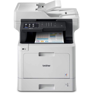 Brother MFC-L8900CDW, Business Color Laser All-in-One Printer, Print Copy Scan Fax, Wireless, Duplex Printing, 250-Sheet Capacity, 3.7" Color Touchscreen