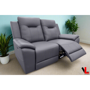 Levoluxe Avante 66" Jaxxon Steel Power Reclining 2 Seater Loveseat