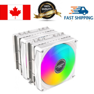 LC-X1210W Dual-Tower 120mm CPU Cooler (White)