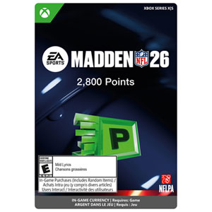 Madden NFL 26: 2800 Points (XBOX Series X|S) - Digital Download