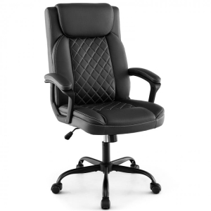 High Back Ergonomic Executive Chair with Thick Headrest Cushion for Comfort