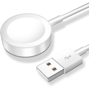 YOULIGHTS Charger Magnetic Fast Charging Cable [Portable] Magnetic Wireless Charging Compatible with iWatch Series Ultra (White)
