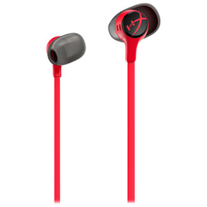 Hyperx Cloud II In-Ear Gaming Earbuds with Microphone for PC - Red