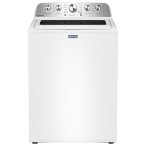 Maytag 5.5 Cu. Ft. (IEC) Top Load Impeller Washer with Pet Pro, Turbo/Speed Wash, and 30-Minute Quick Wash (MTW5600RW) - White