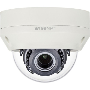 WISENET HD+ HCV-6070R 2MP HD Outdoor IR Vandal Dome Security Camera IVORY