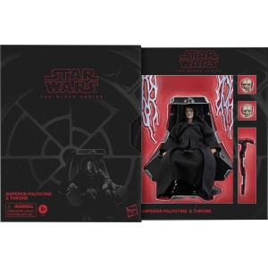 Star Wars The Black Series 6 Inch Action Figure Deluxe - Emperor Palpatine and Throne