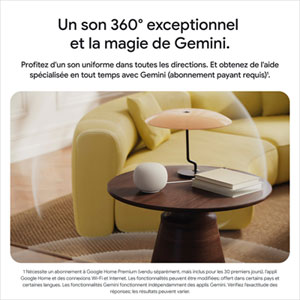 Google Home Speaker - Smart Speaker with 360-Degree Sound and