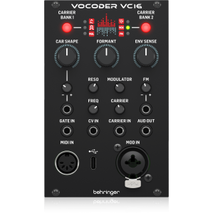Behringer Vocoder VC16 High-Resolution 16-Band Vocoder Module