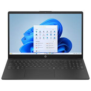 HP 15.6" Laptop - Intel Core 7-150U - 16GB DDR4 - 512GB SSD - Windows 11 - Jet Black