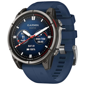 Garmin quatix 8 47mm AMOLED Bluetooth Marine GPS Smartwatch - Captain Blue