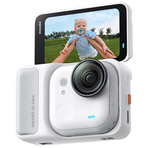 Insta360 GO Ultra Waterproof 4K 360° Sports Camera - White