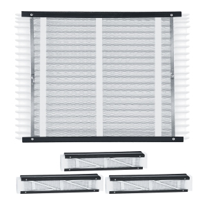 VEVOR 20 x 25 x 4 Furnace Filter, MERV 13 HVAC Ac Filters,12-Month Electrostatic Pleated Air Conditioner Filters, 4-Pack (Actual Size: 20.47 x 25.20 x 3.98 Inch) for Capturing Dust