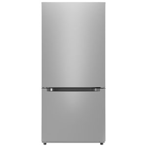 Midea 30" 18.7 Cu. Ft. Bottom Freezer Refrigerator with LED Lighting (MRB19B7AST) - Stainless Steel