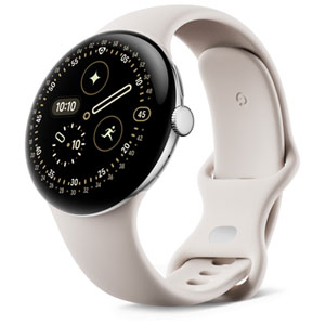 Google Pixel Watch 4 GPS + LTE 45mm with Aluminum Polished Silver Case