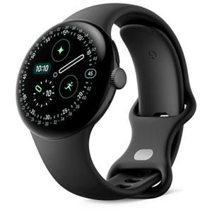 Google Pixel Watch 4 41mm with Aluminum Matte Black Case