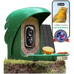 PerchMe Bird feeder with camera Navy Blue
