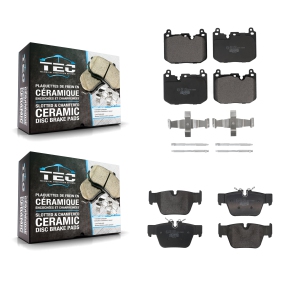 Front Rear Ceramic Brake Pads Kit For Mini Cooper Countryman BMW X2 M235i xDrive Gran KTC-100851