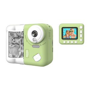 Kids Instant Camera Digital Camera with Instant Print, 10x Zoom, 12MP Pixels, Toy Gift - Green (Includes 32GB Memory Card)