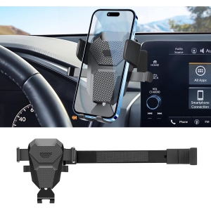 F Phone Mount for Hon-da CRV 2023-2025 9-inch Touchscreen, 360 Degree Rotation Dash Mount Cell Phone Holder CRV Accessories, Navigation Phone Mount Compatible with 4-7 Inch Phones