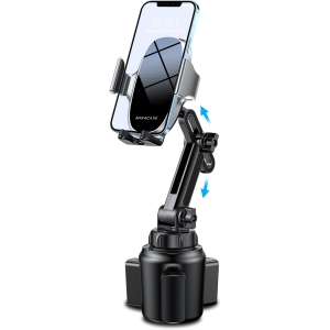 M Universal Cup Phone Holder for Car, [Upgraded Version] Adjustable Long Neck Car Cup Holder Phone Mount Cradle Friendly Compatible with iPhone Huawei Google and All Smartphones,