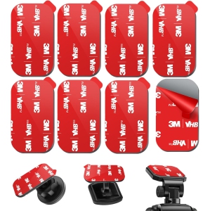 Sticky Adhesive Pad Replacement for Car Dashboard Magnetic Phone Mount Base, p 8pcs 3M VHB Double Sided Sticker Heat Resistance Tape for Magnet Cellphone Holder & Windshield Dash
