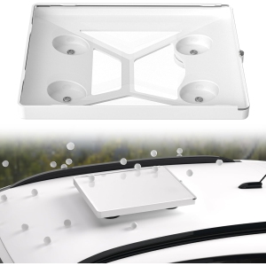 Starlink Mini Mount,Flat Magnetic Starlink Mini Car Shield Mount with Protective Cover,White