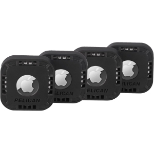 P Protector 4-Pack Apple AirTag Holder Air Tag Case with 3M Adhesive Sticker Rugged Shockproof AirTag Cover Hidden AirTag Holder Stick On Mount for Travel Luggage Bike Car R
