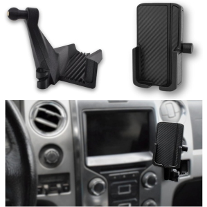 C Phone Holder for Ford F-150 2009-2014, Lincoln Mark LT 2010-1014 - Custom Fit in Dash Pocket Phone Mount