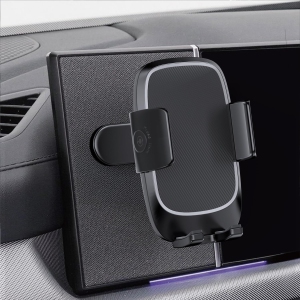 A Car Phone Holder Mount for Hyundai Ioniq 5, Magnetically Attaches to Metallic Dashboard for 2024 2025 Hyundai Sonata, Kona & loniq5 2022-2025, Wide Clamp for 4-7.2 inch Smartpho