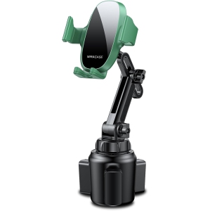 M Universal Cup Phone Holder for Car, [Upgraded Version] Adjustable Long Neck Car Cup Holder Phone Mount Cradle Friendly Compatible with iPhone Huawei Google and All Smartphones,