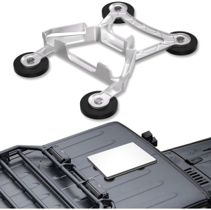 Starlink Mini Mount,Aluminum Alloy Starlink Mini Magnetic Mount,Portable Starlink Mini Car Mount for Metal Roof-Silver (220 lbs Holding Force)