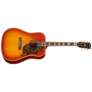 Epiphone 1960 Hummingbird Reissue Acoustic/Electric Guitar with Hardshell Case - Heritage Cherry Sunburst